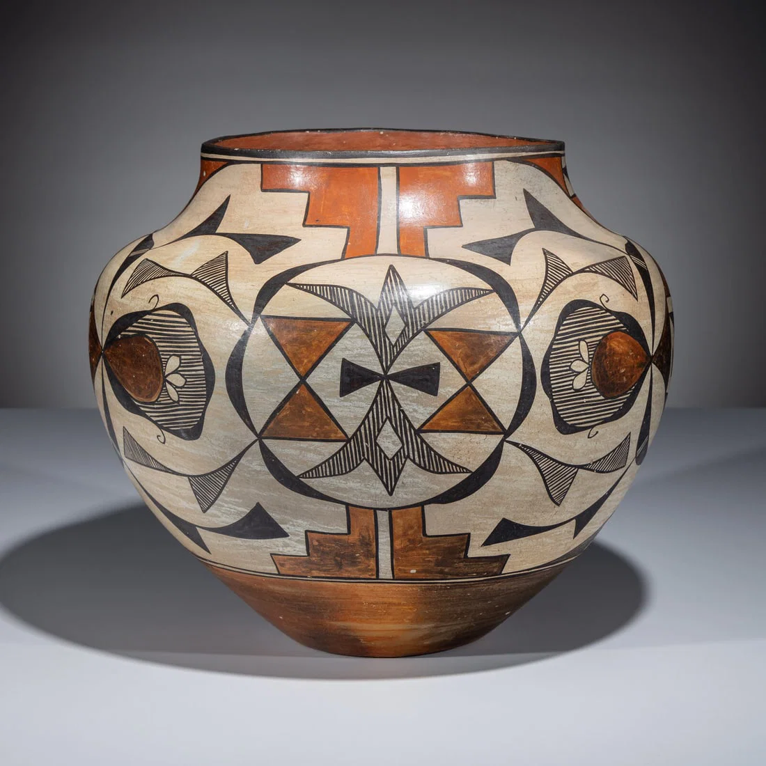 Acoma Polychrome Pottery Jar