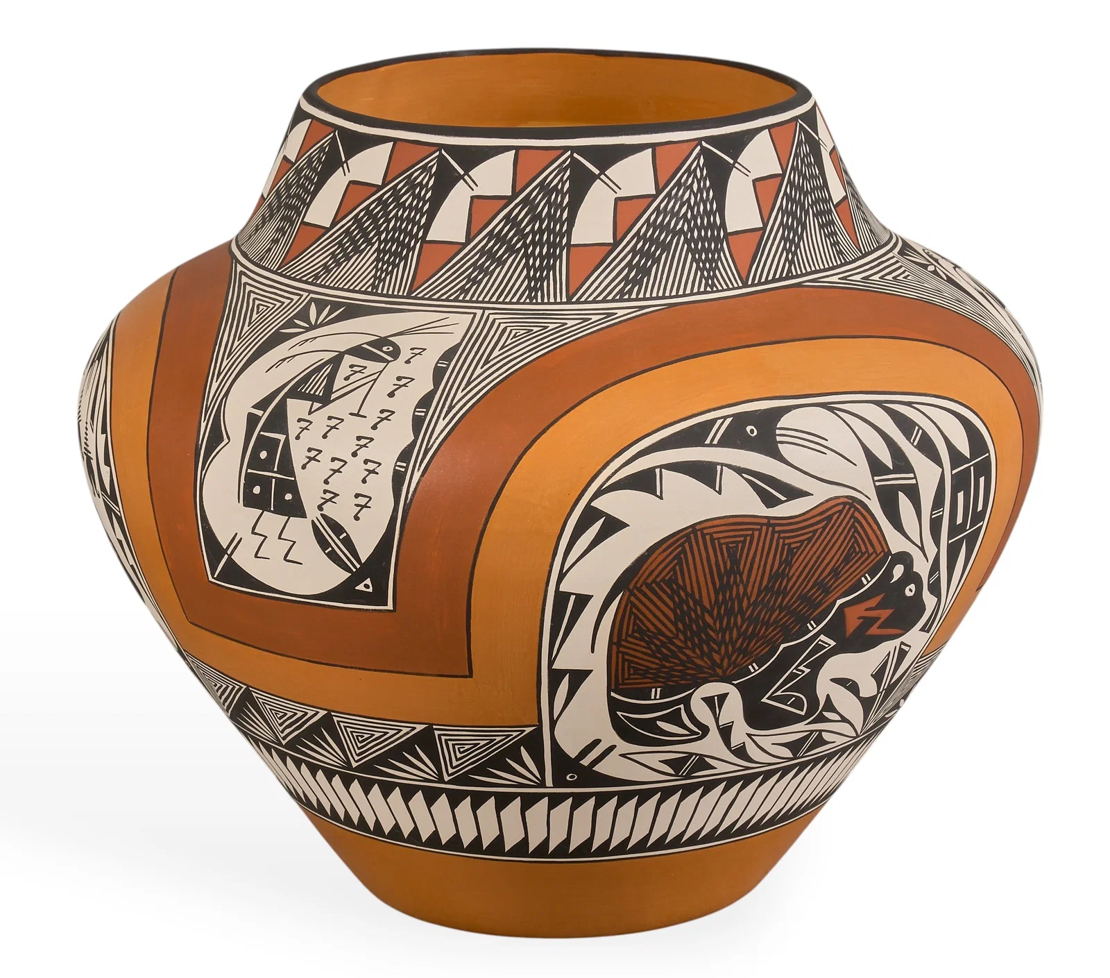 Acoma Pueblo Polychrome Olla