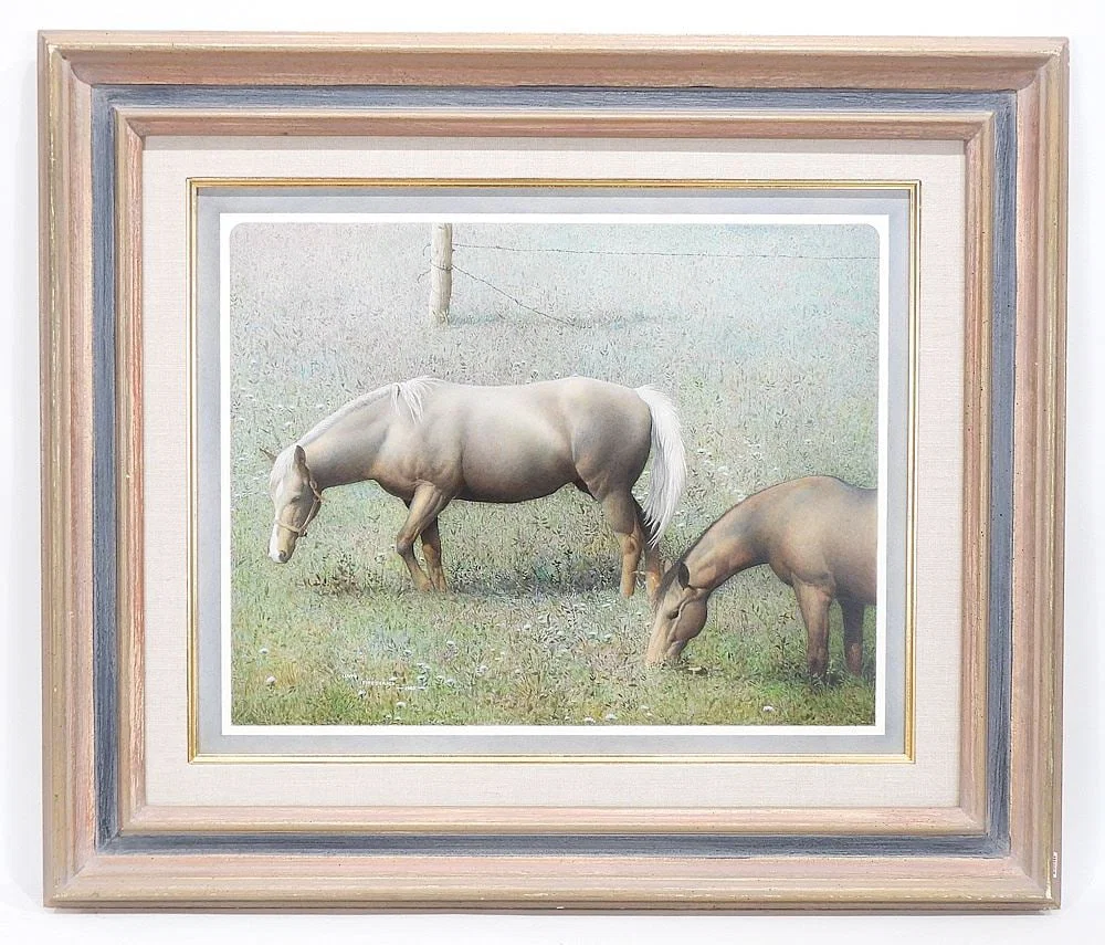 Acrylic on Board signed Lloyd Fitzgerald 1989, 16 x 20" "Carl's Field".