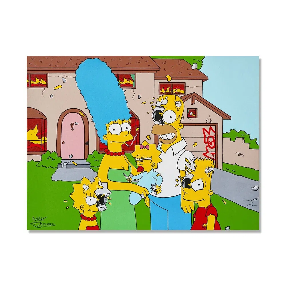 ACRYLIC ON CANVAS,IN THE STYLE OF MATT GONDEK (B.1982)