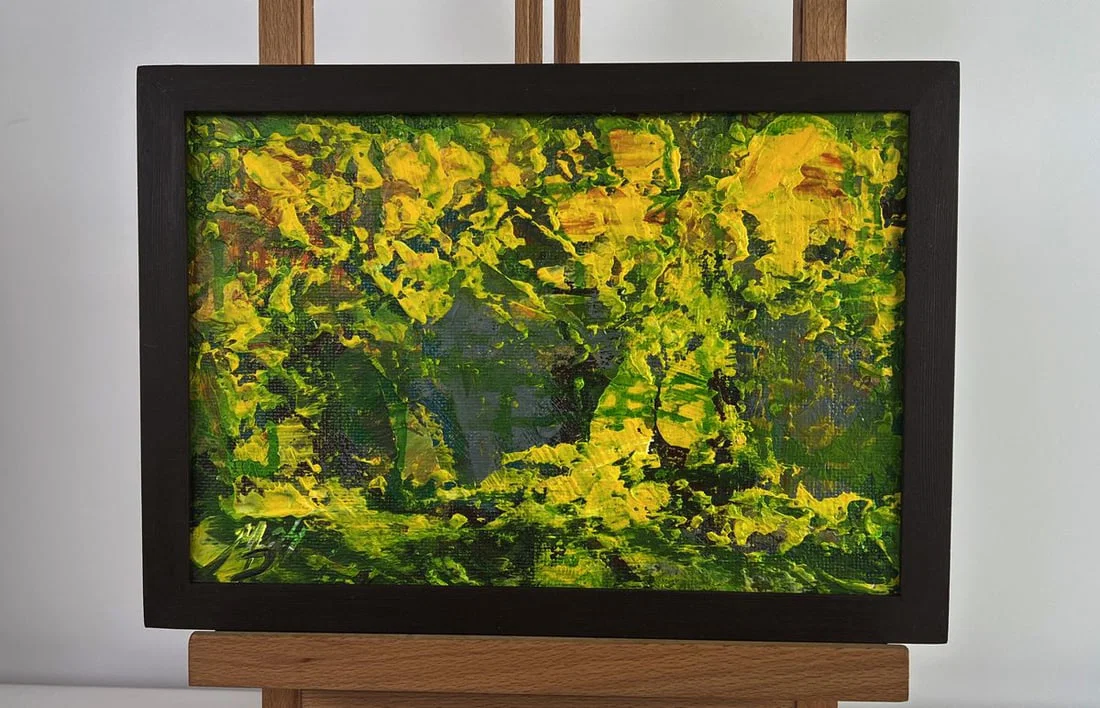 Acrylic painting Seasons of the year Mykhailo Patskan