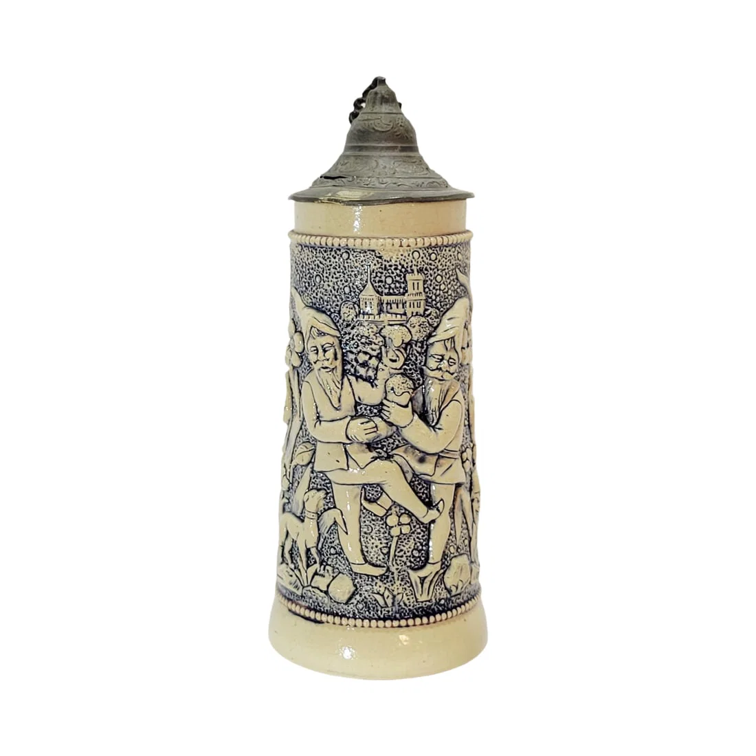 Adolf Diesinger #777, German Beer Stein, Dancing Gnomes