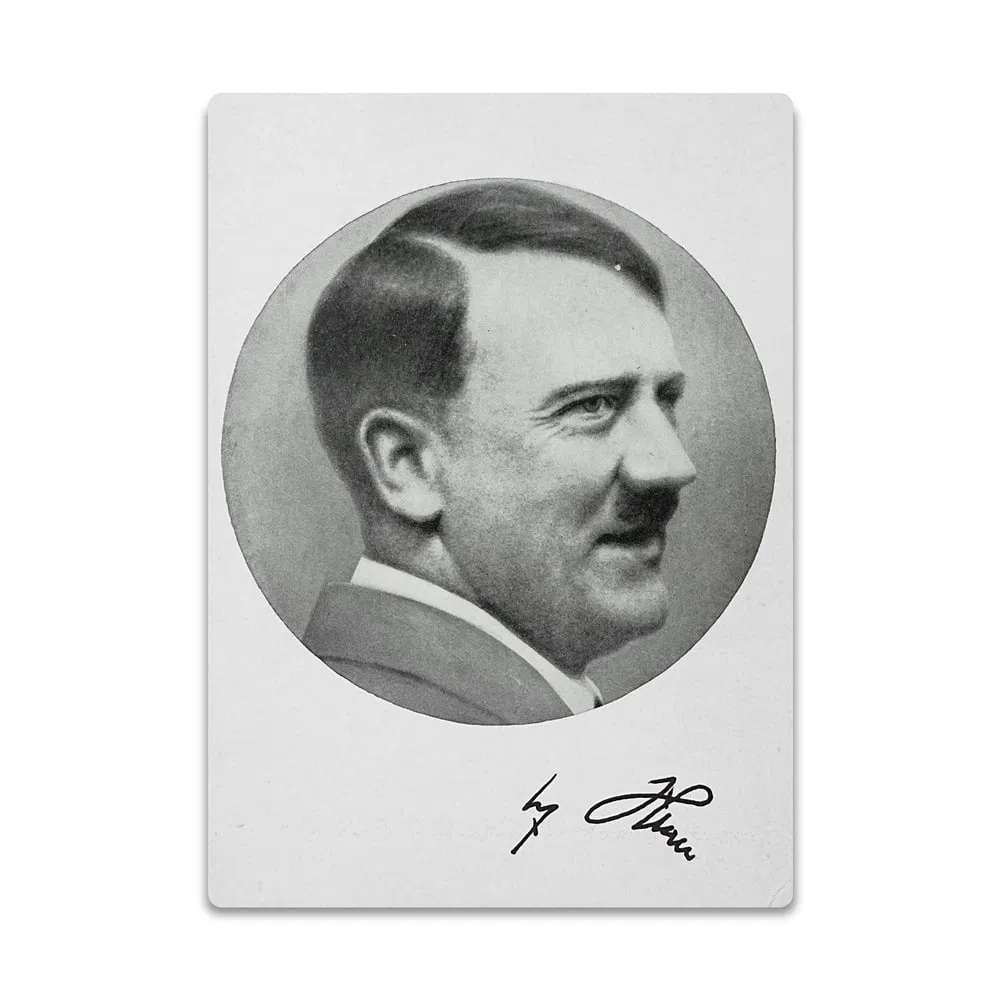 ADOLF HITLER SIGNED POSTCARD