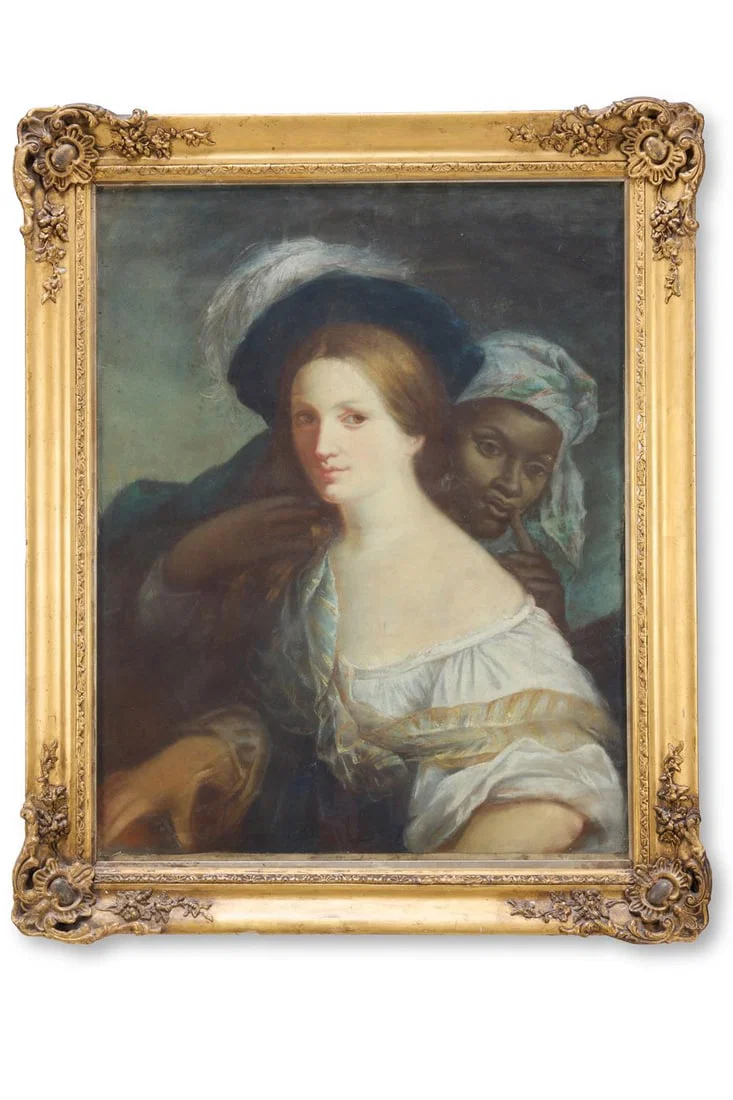 AFTER ANSELM FEURBACH, COURTESAN WITH MAID