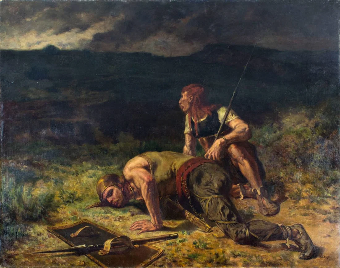 AFTER Evariste Vital Luminais (French,1822-1896) oil painting antique