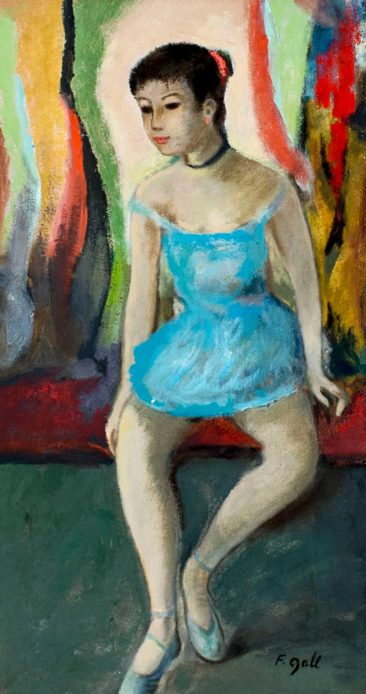 AFTER Francois Gall (France,Hungary,1912-1987) oil painting