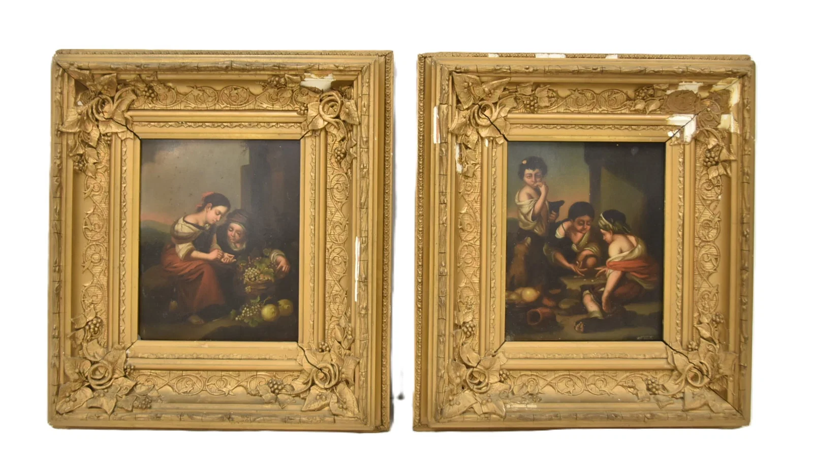 AFTER MURILLO , (Pr) OIL ON COPPER PAINTINGS