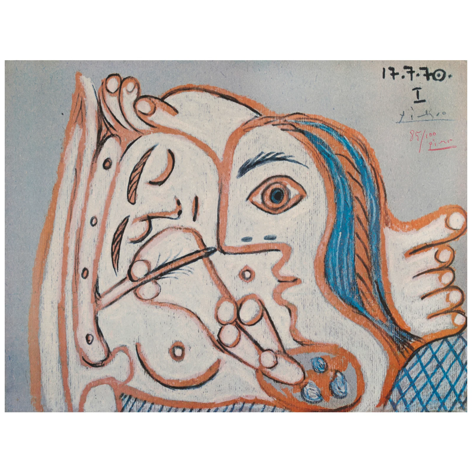 After Pablo Picasso (1881-1973); Nu au Faubourg St. Honoré;