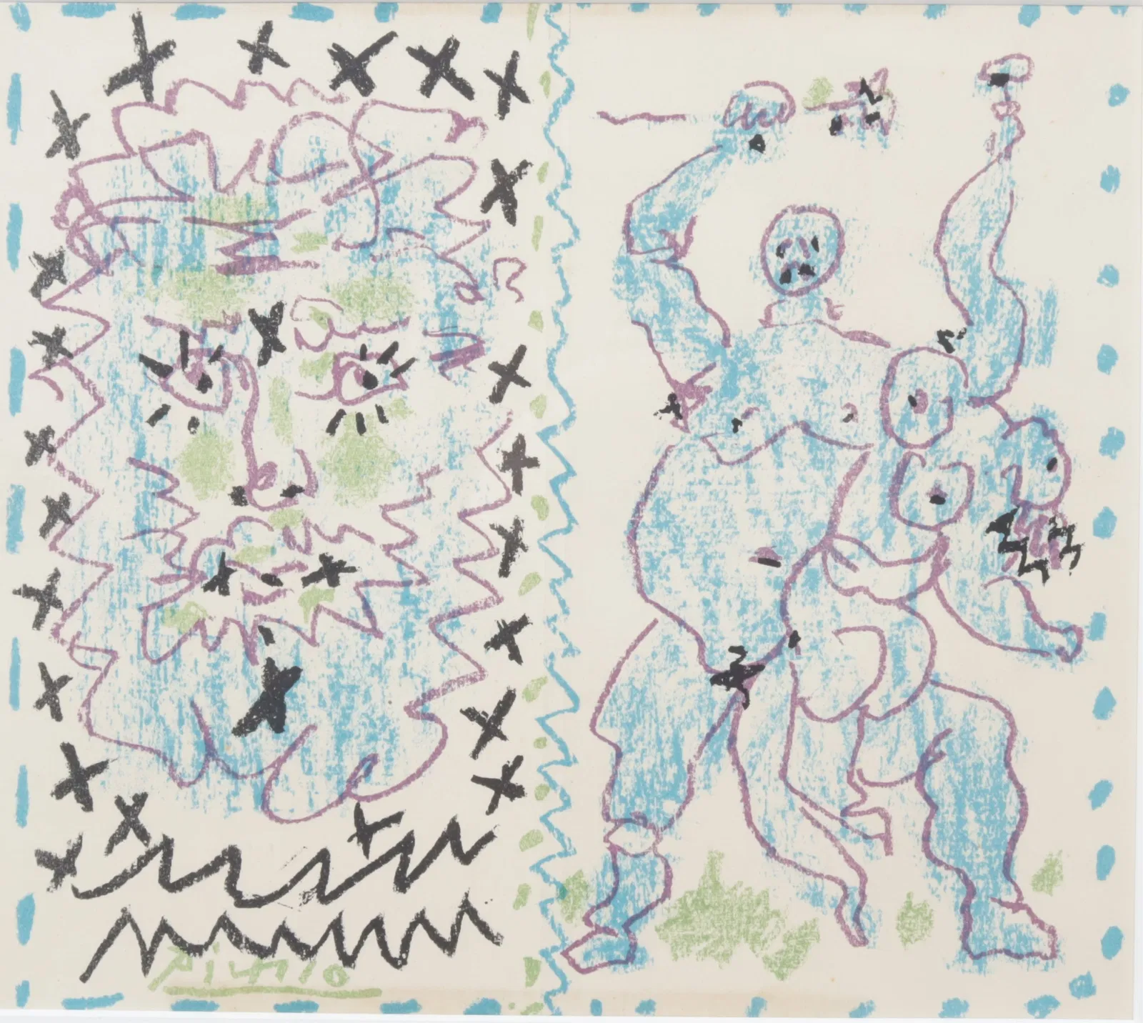 After Pablo Picasso - Dessins d'un Demi-Siecle
