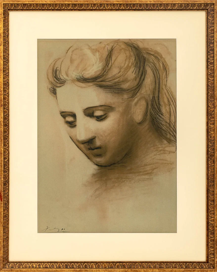 After Pablo Picasso "Tete de Jeune Femme"