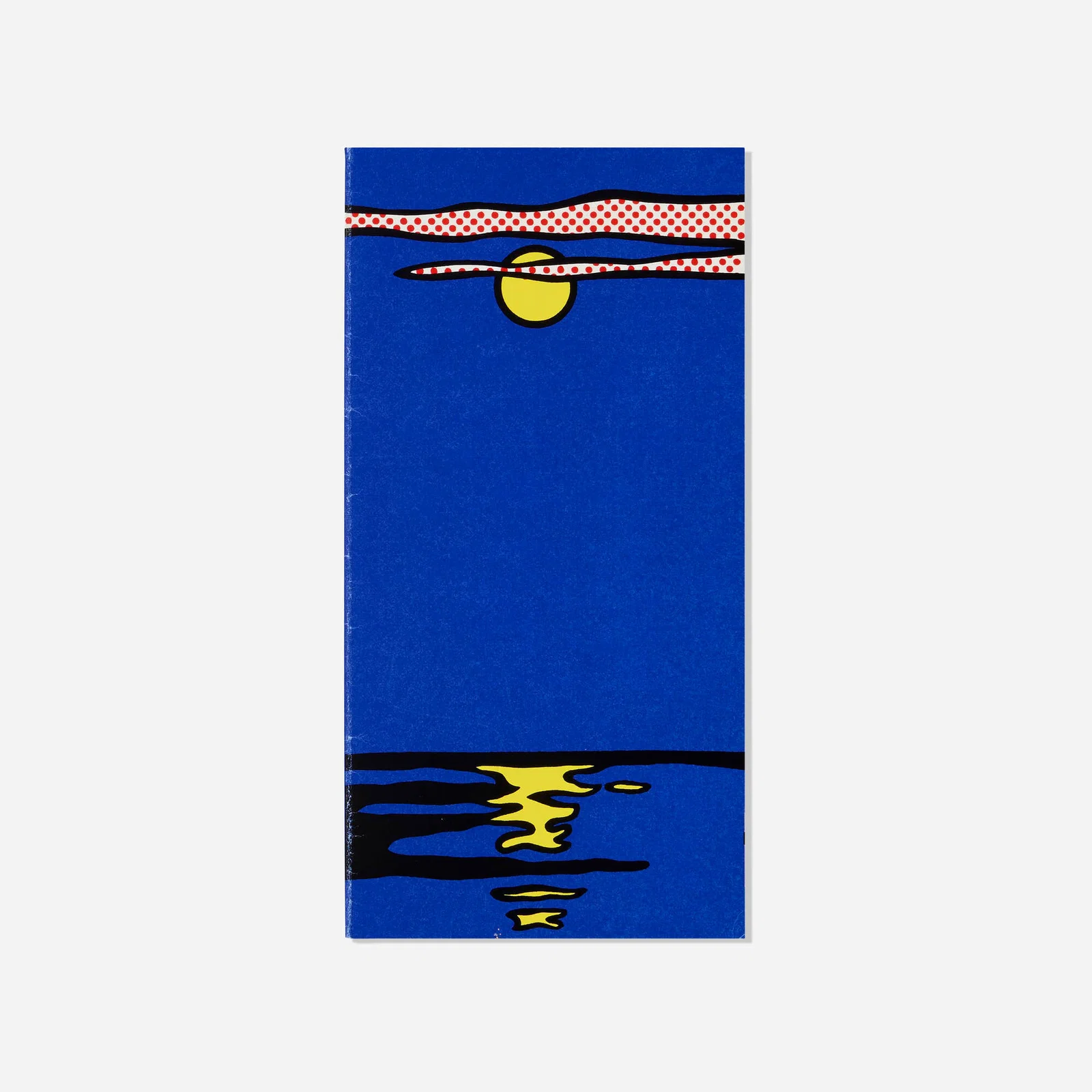 After Roy Lichtenstein, Moonscape Banner (Holiday Card)