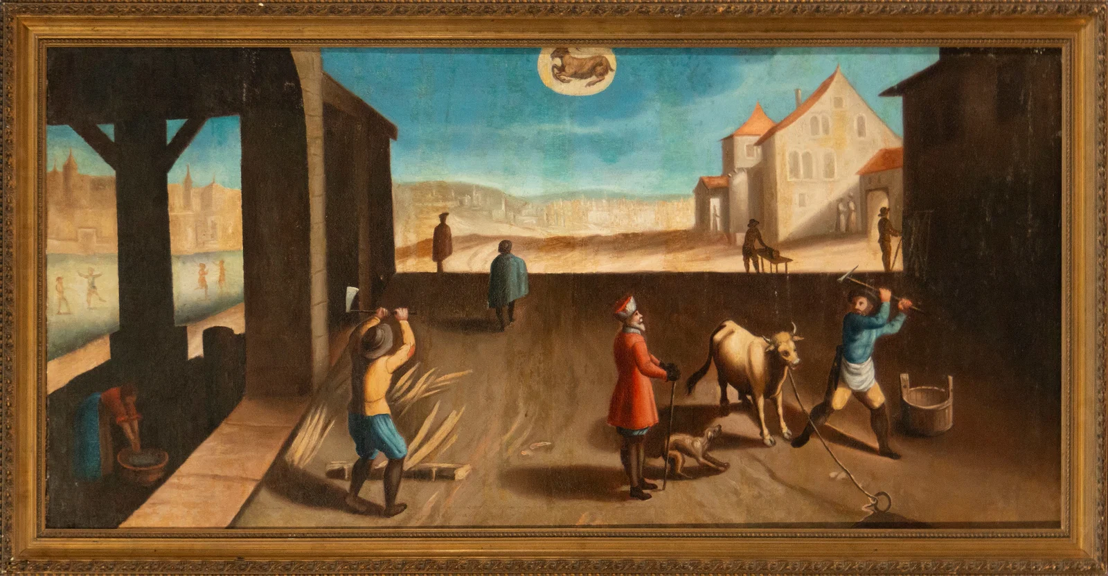 Agnus Dei. Spanish School. 18th Century