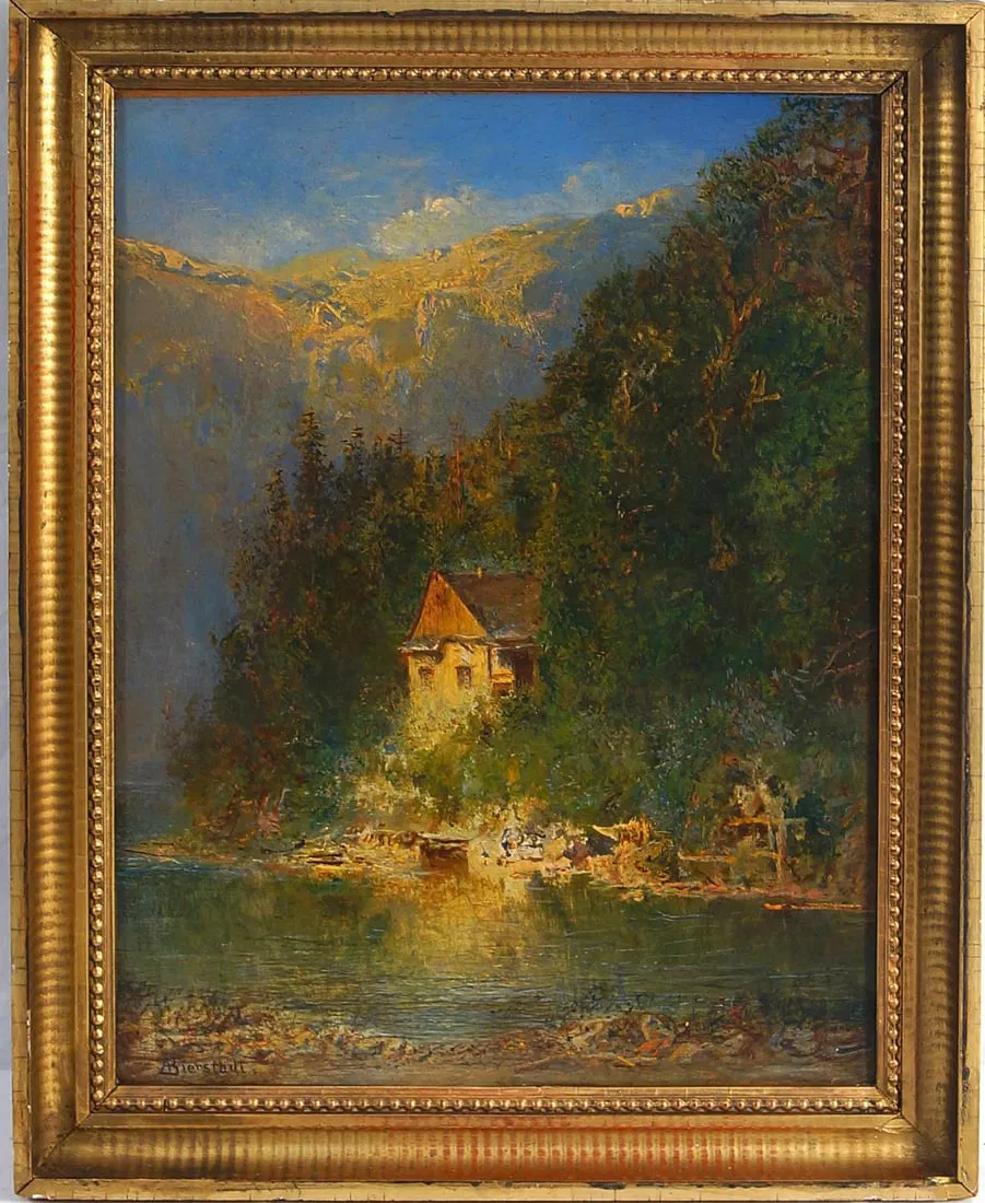 Albert Bierstadt (1830-1902) oil on canvas