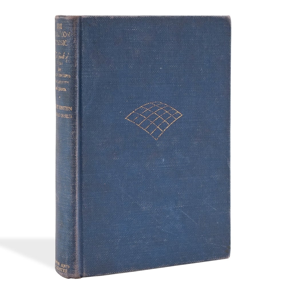 ALBERT EINSTEIN SIGNED "THE EVOLUTION OF PHYSICS" FIRST EDITION