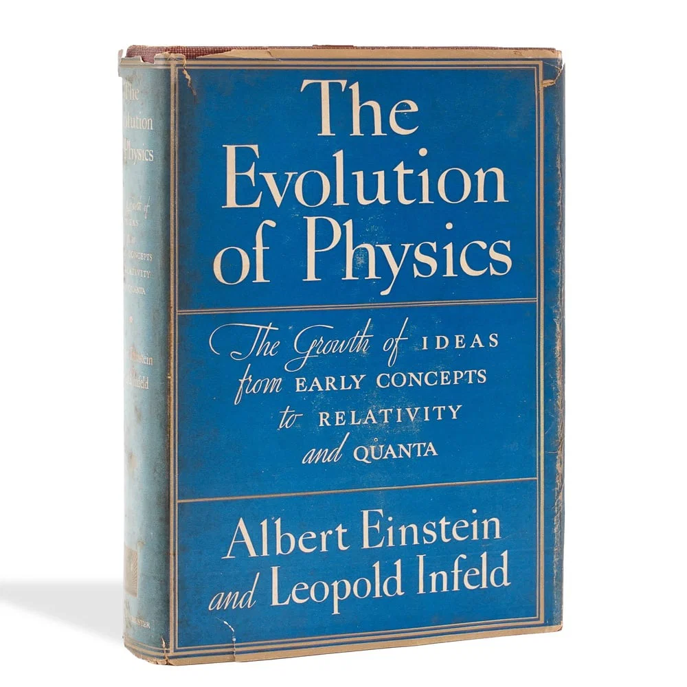 ALBERT EINSTEIN SIGNED "THE EVOLUTION OF PHYSICS"