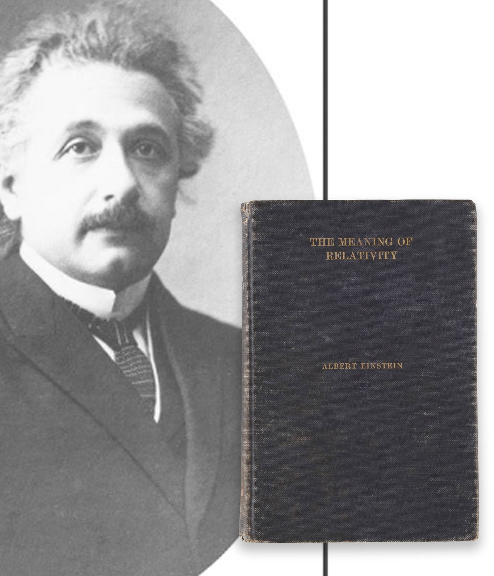 ALBERT EINSTEIN - SIGNED THE MEANING OF RELATIVITY (PRINCETON UNIVERSITY PRESS, 1923 EDITION)