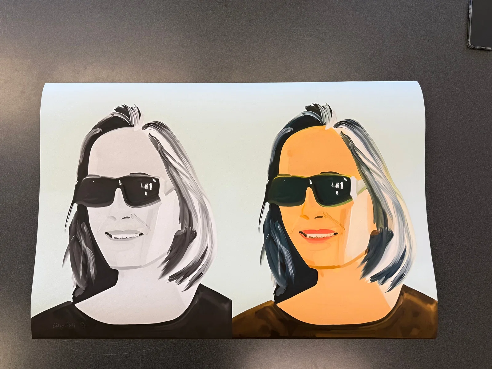 Alex Katz (Ada X 2, 2020) signed and numbered
