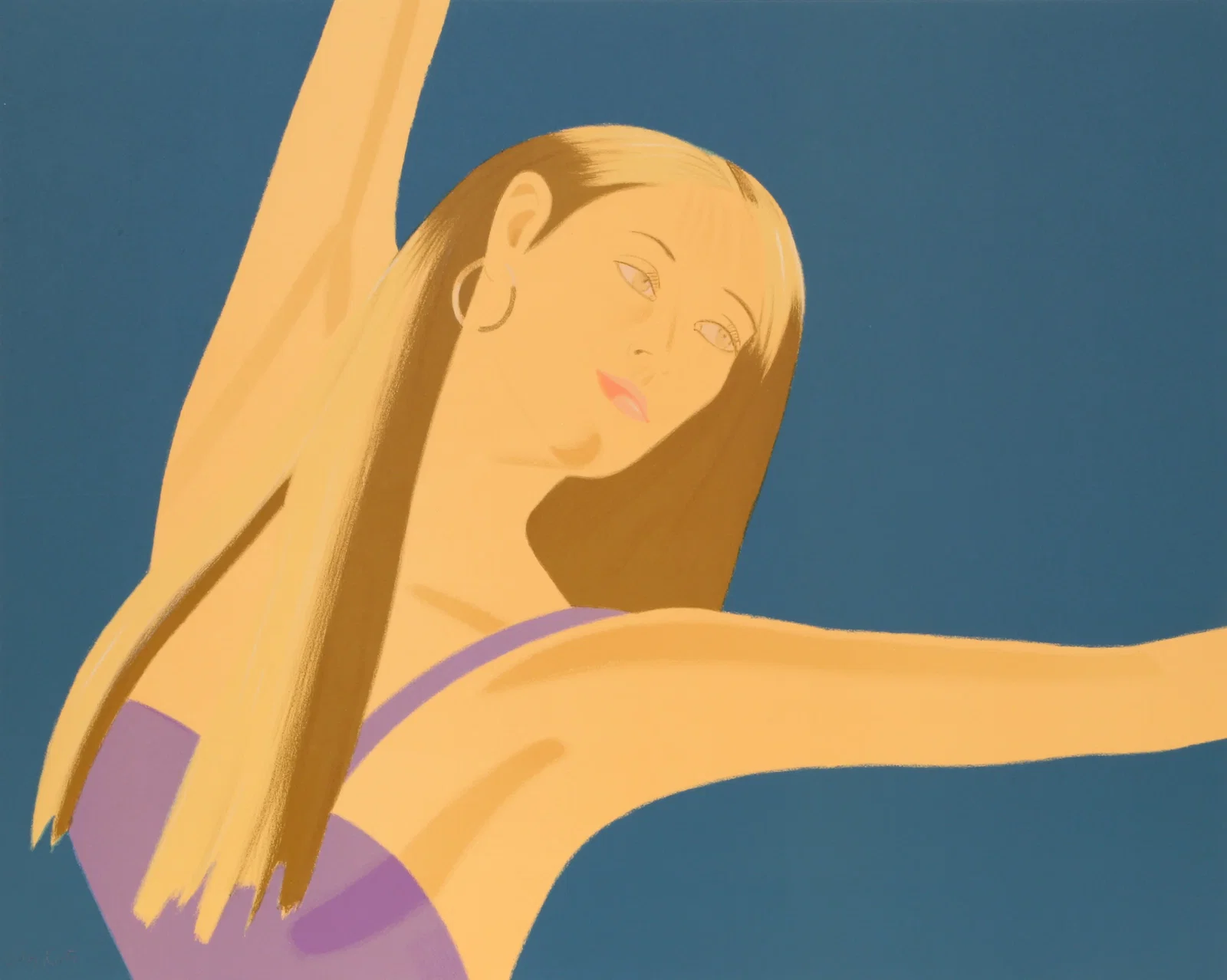 Alex Katz, Night: William Dunas Dance 4 (Pamela), Lithograph