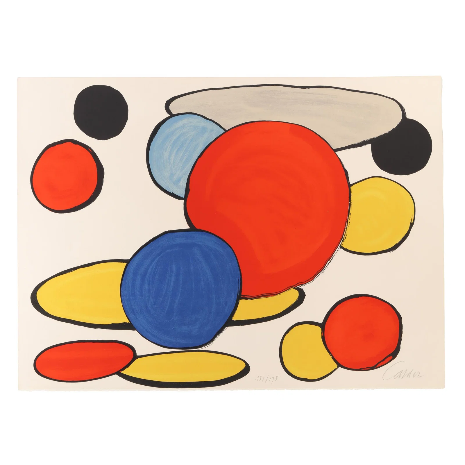Alexander Calder (American, 1898-1976), Grey Elipse