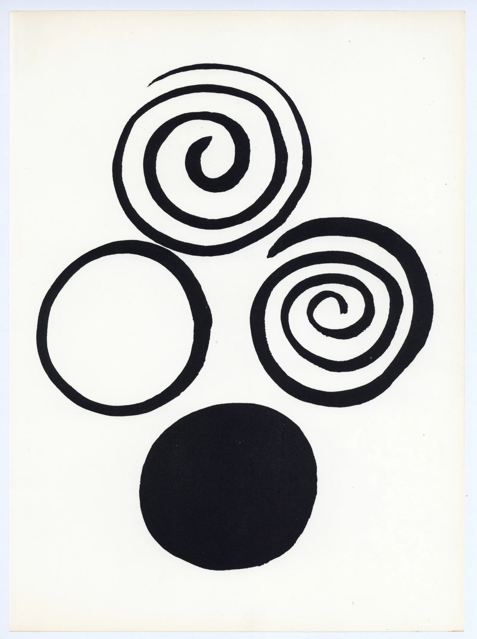 Alexander Calder lithograph, 1965