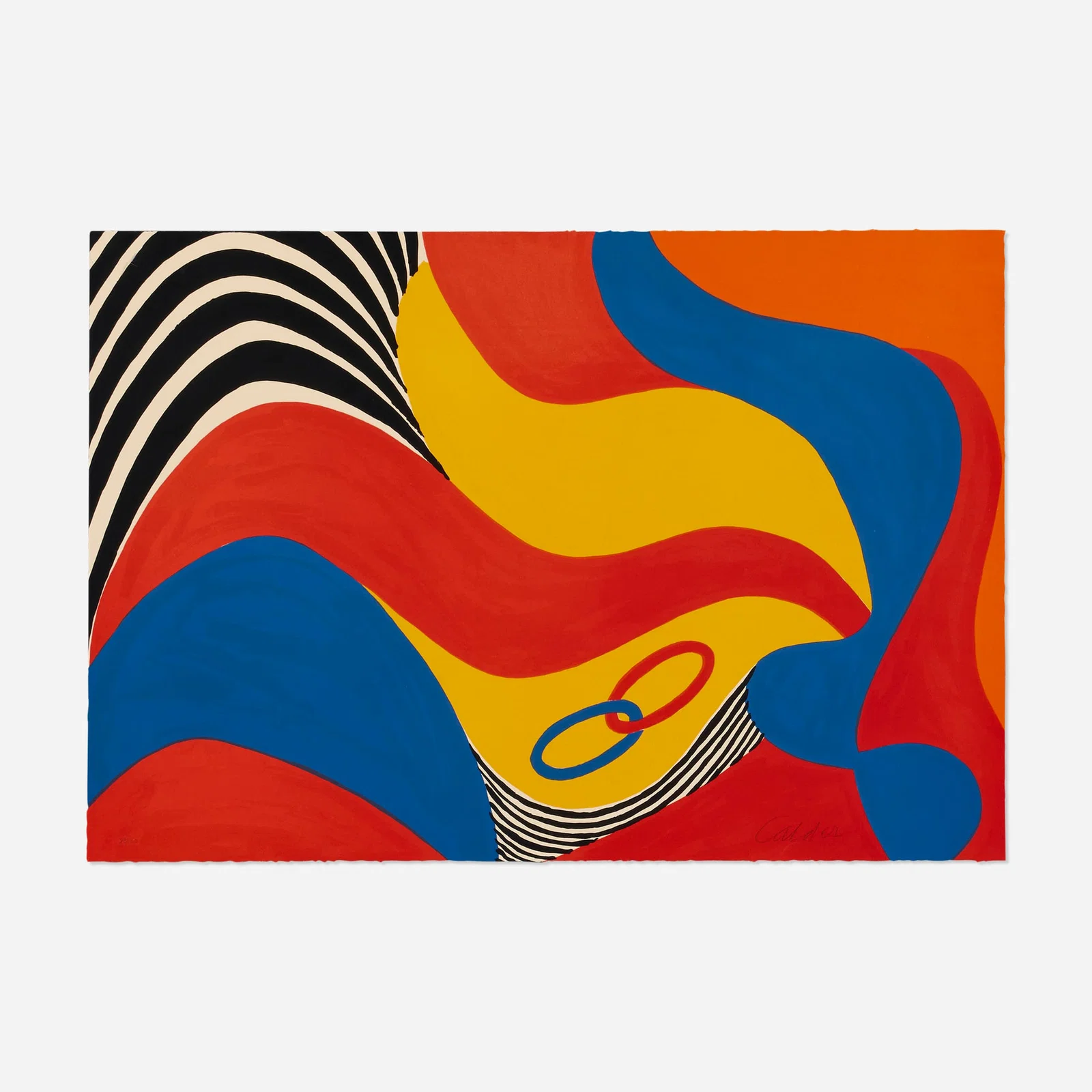 Alexander Calder, Plate X (from the Flying Colors series)