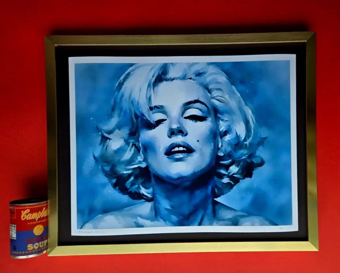 ALEXANDER DULAC MARILYN MONROE LARGE Hand Signed Authentic Print LtdEd of 10 COA