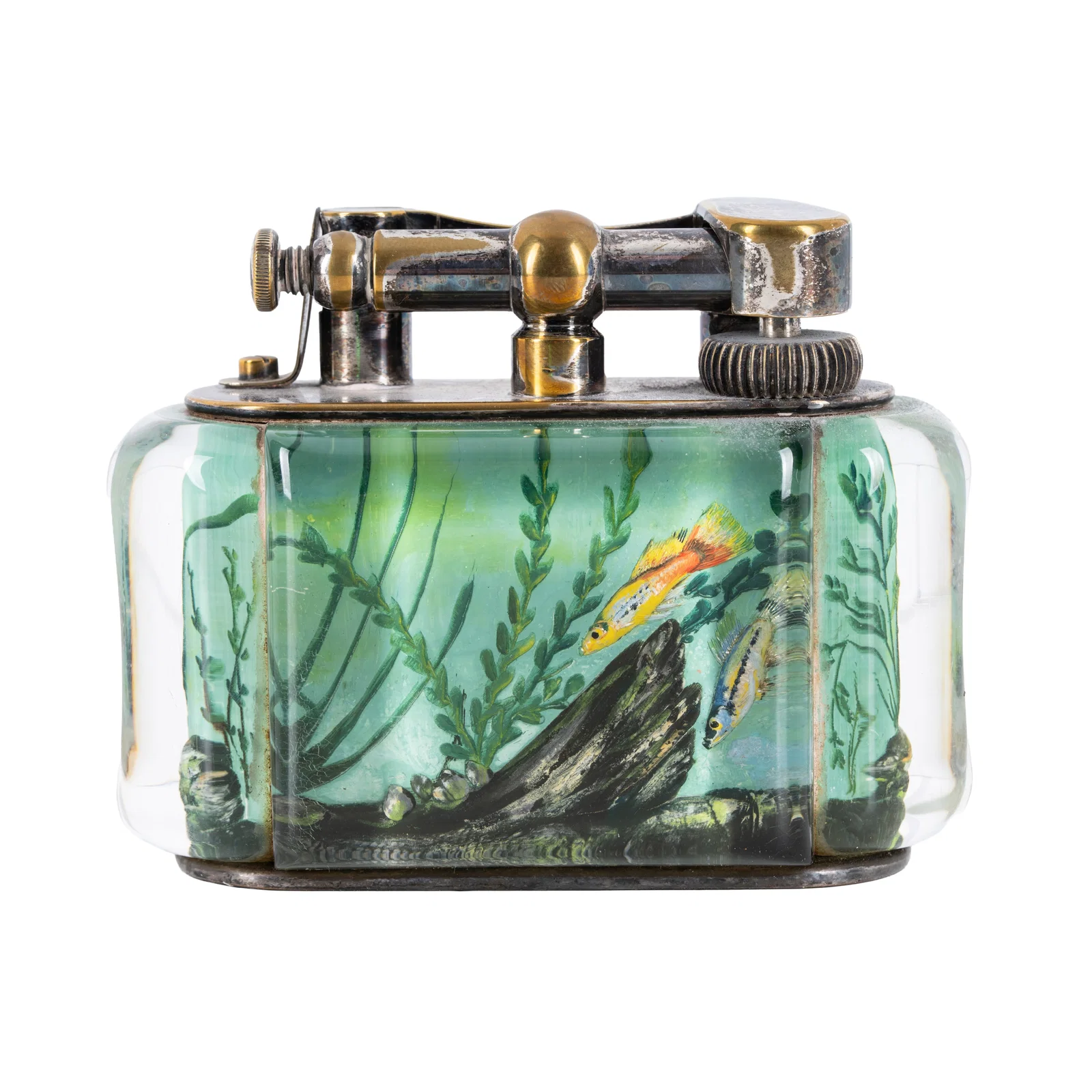 Alfred Dunhill (British 1872-1959) Half Giant Aquarium Lighter