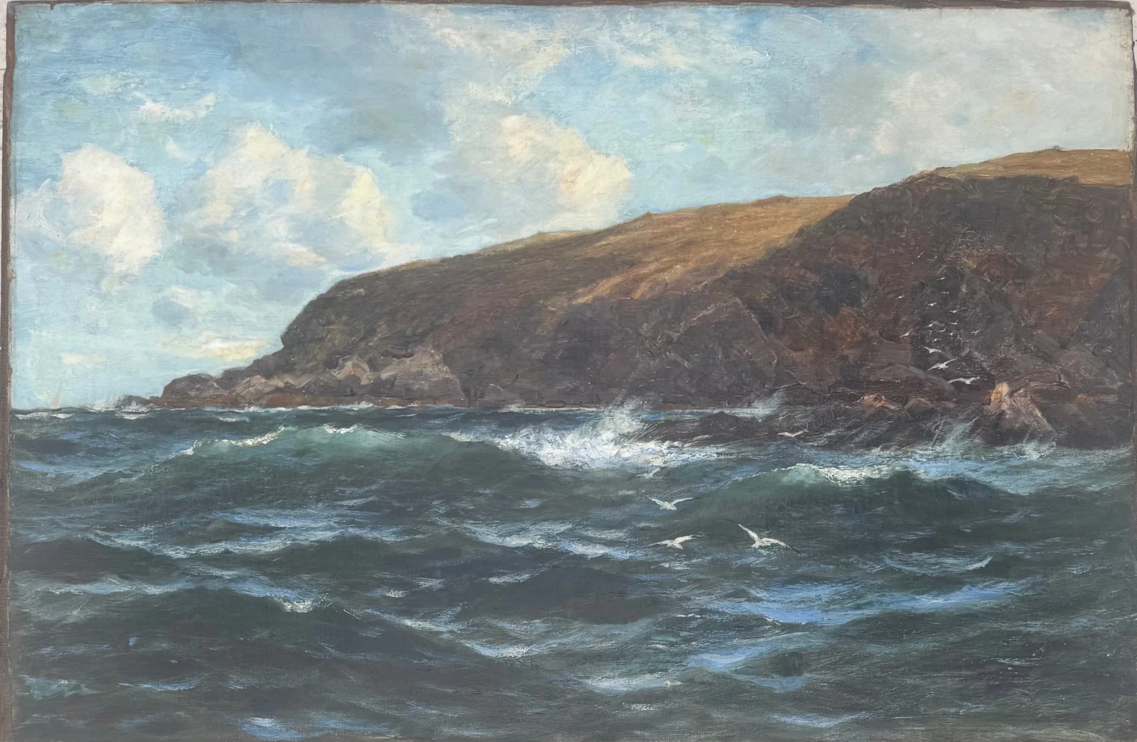 Alfred Thompson Bricher Oil on Canvas