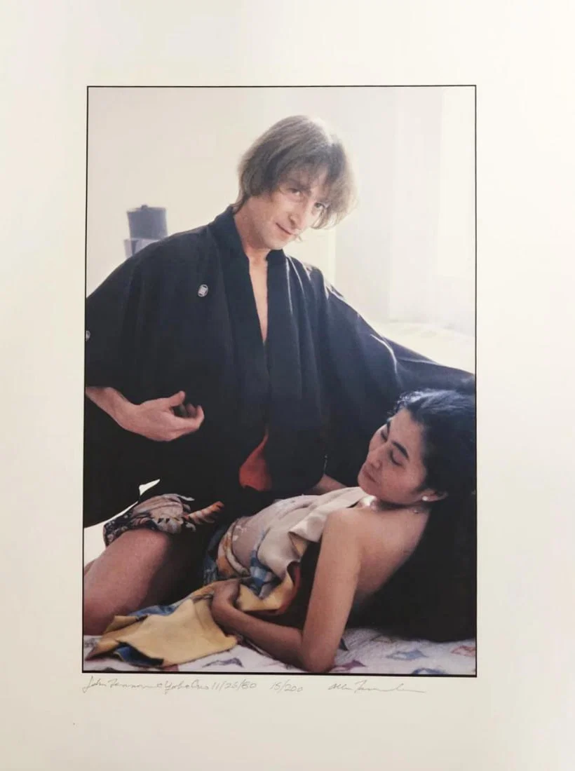 Allan Tannenbaum, 'John Lennon & Yoko Ono With Kimonos, Nyc', Signed Limited Edition Print, 1980