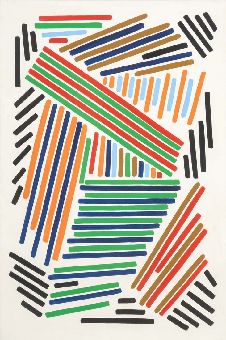 Allen Kubach Abstract Composition Acrylic, 1974