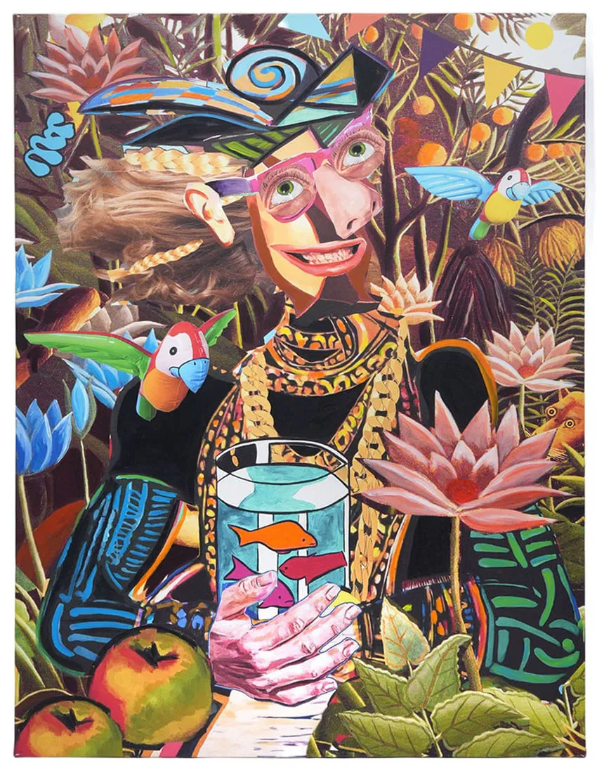 Allison Zuckerman Acrylic and Archival CMYK Ink