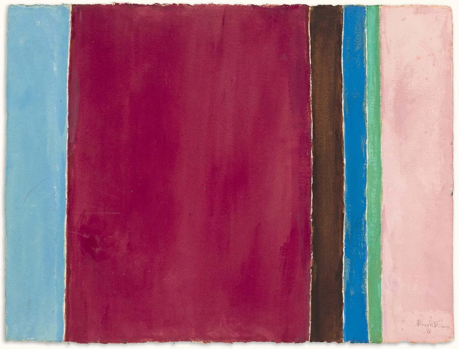 Alma Woodsey Thomas (1891-1978), Untitled, 1971.