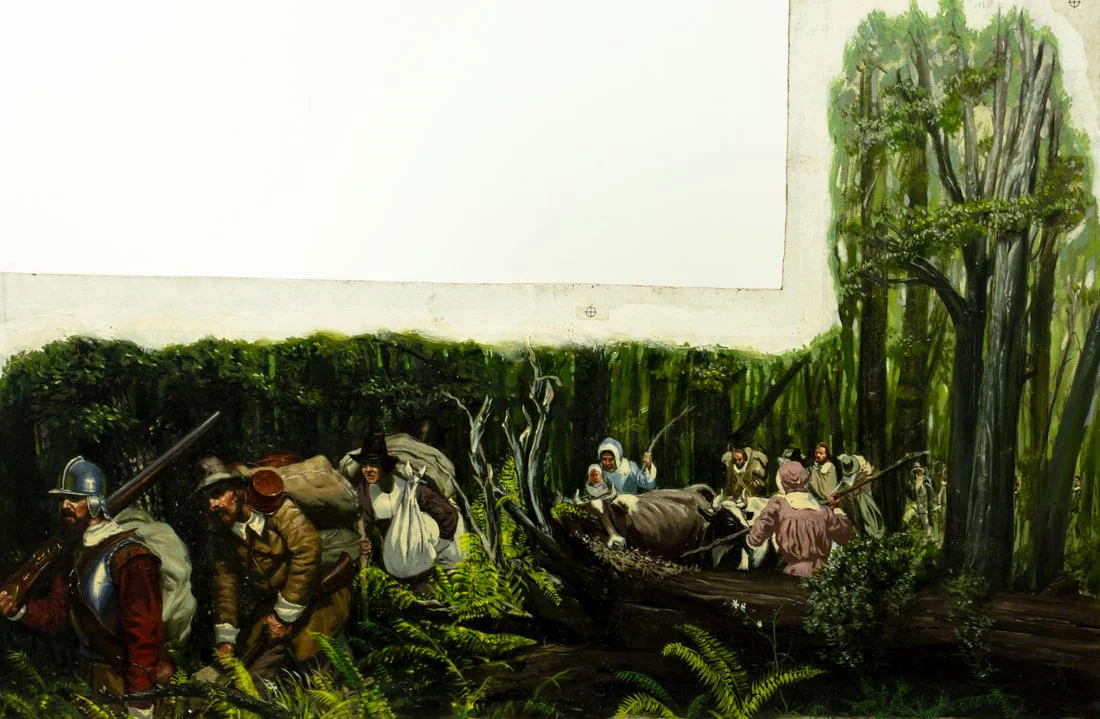 Alton Tobey (CT,1914-2005) oil painting