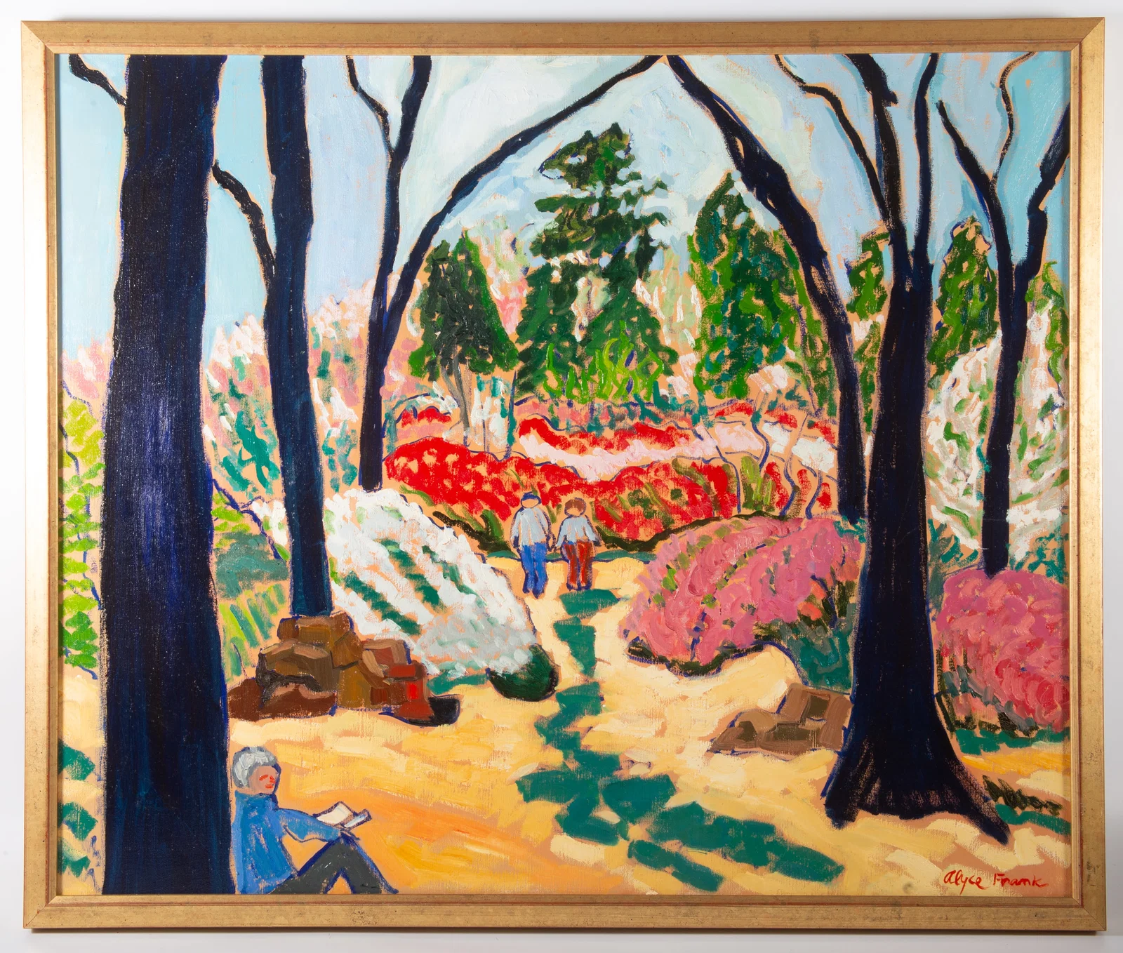 ALYCE FRANK OIL PAINTING