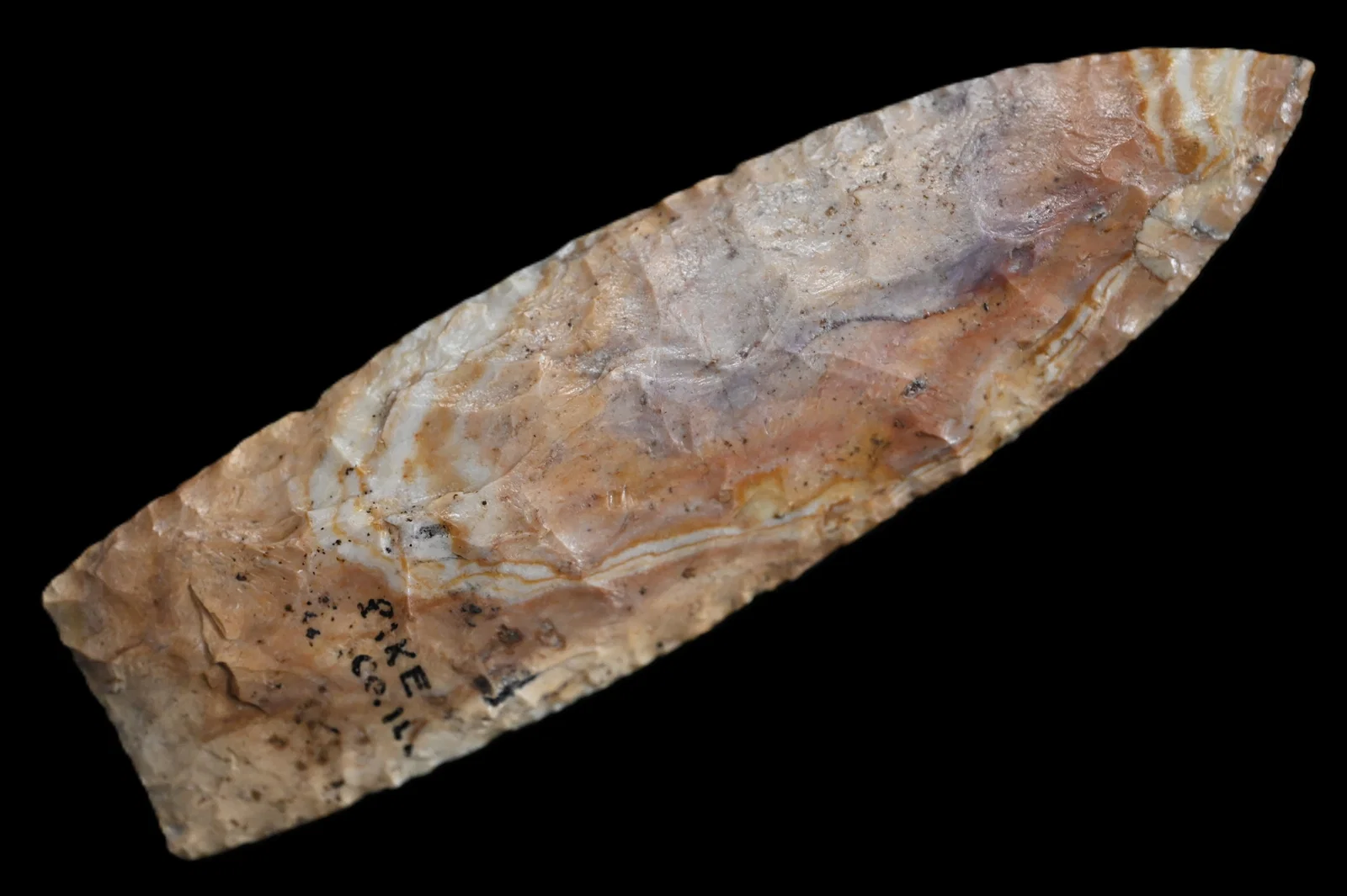 Amazing 5 9/16" Dalton Knife 4x COA's Found in Pike Co. Missouri by Leo Murray Ex: Jim Crawford,