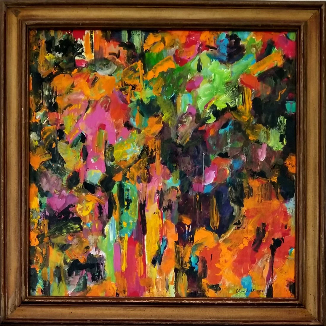 Amazing Amaranth Roslyn Ehrenhalt Oil Canvas