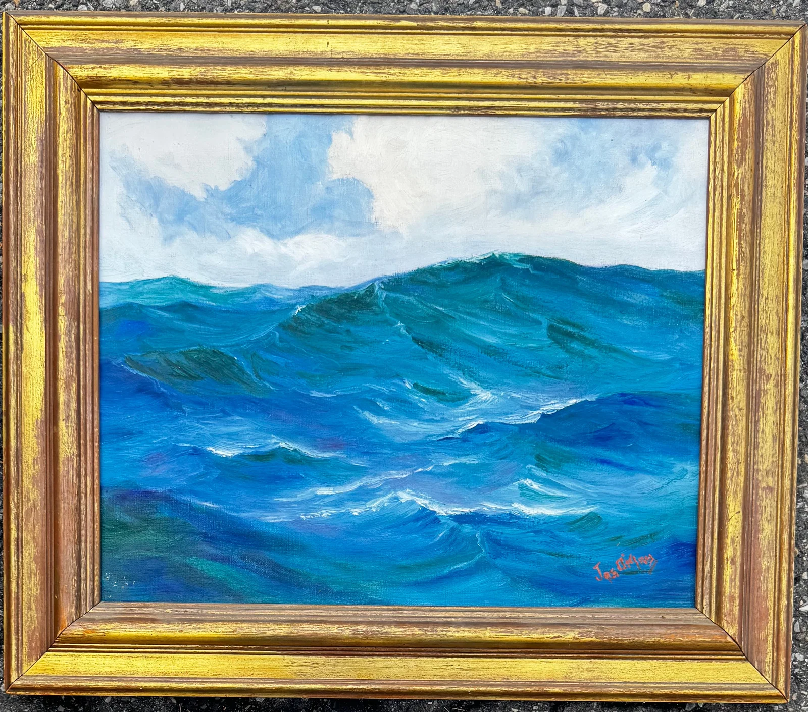 American Impresionist Oil Painting Mystery Exhibited
