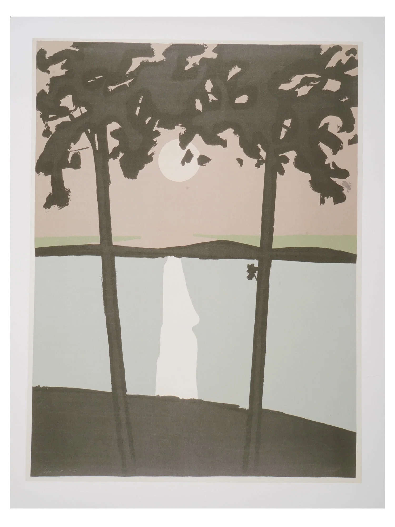 AMERICAN LANDSCAPE COLOR LITHOGRAPH AFTER ALEX KATZ