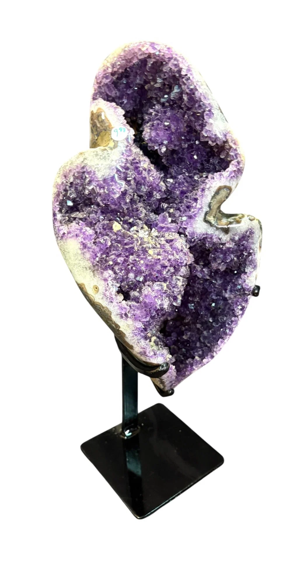AMETHYST ON IRON STAND