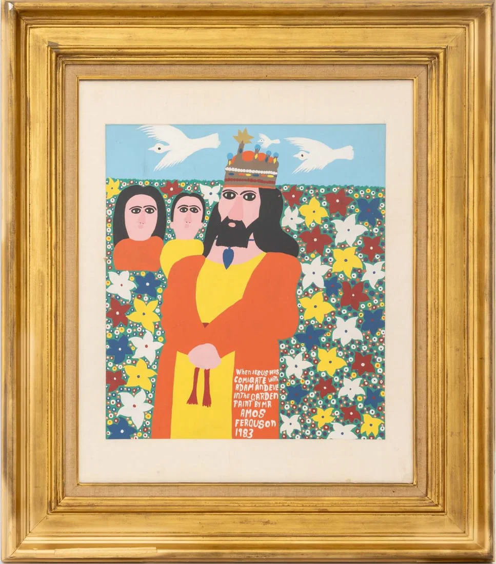 Amos Ferguson "When Jesus was ...", 1983