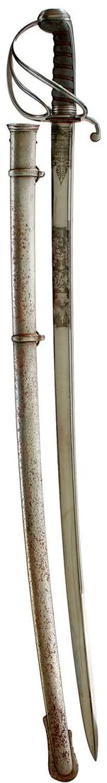 AN 1821 PATTERN LIGHT CAVALRY OFFICER'S SWORD,
