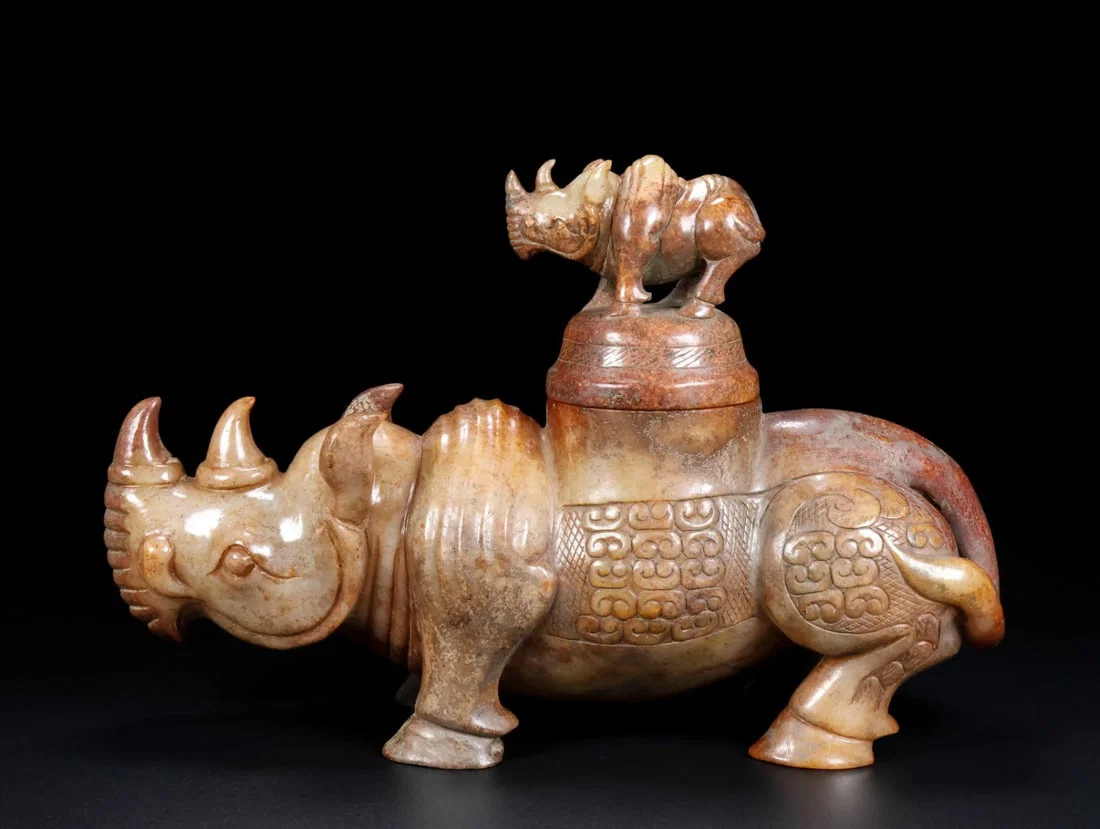 An Archaic Gaogu yu Rhinoceros Vase