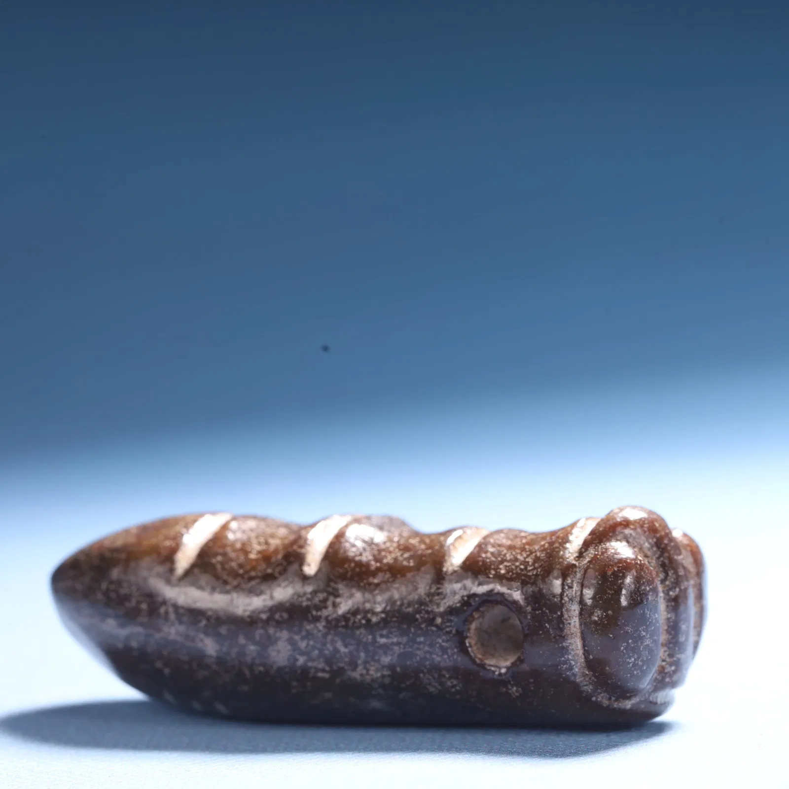 An Archaic Hongshan Culture Yellow Jade Cicada Ornament