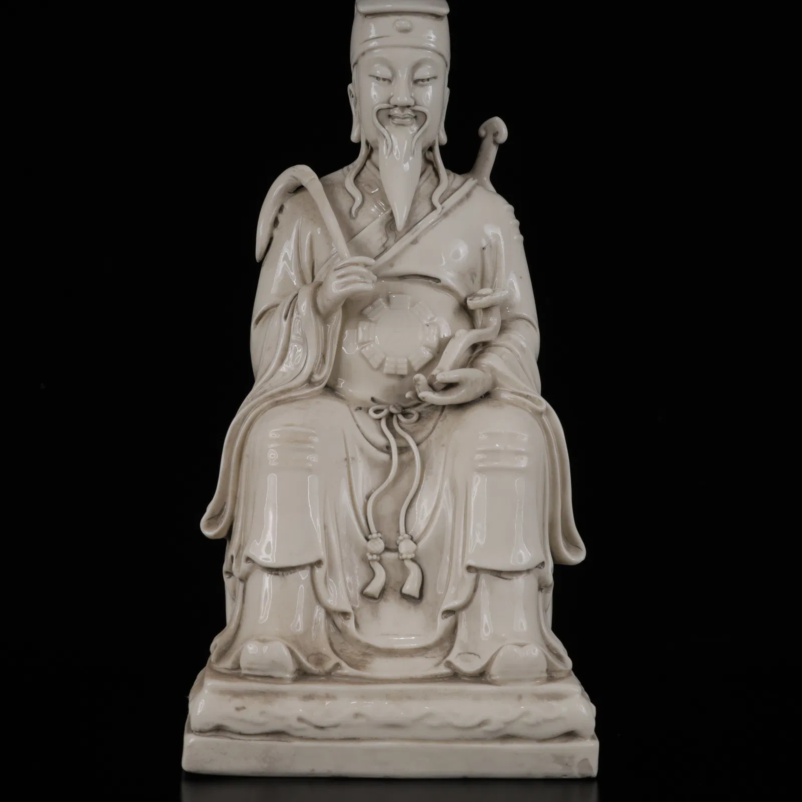 An Exquisite Blance-De-Chine Figure Ornament