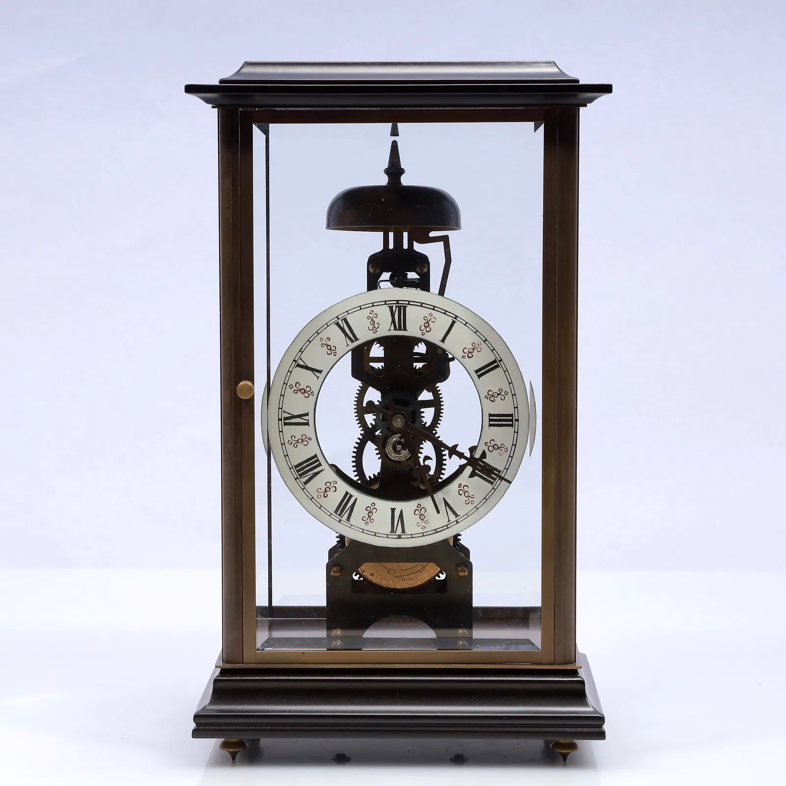 An Exquisite Copper Table Clock Ornament