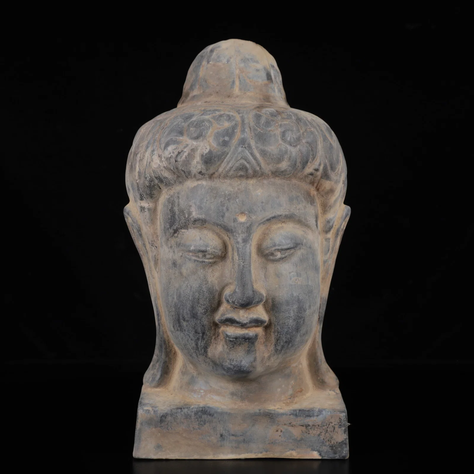 An Exquisite Limestone Buddha head