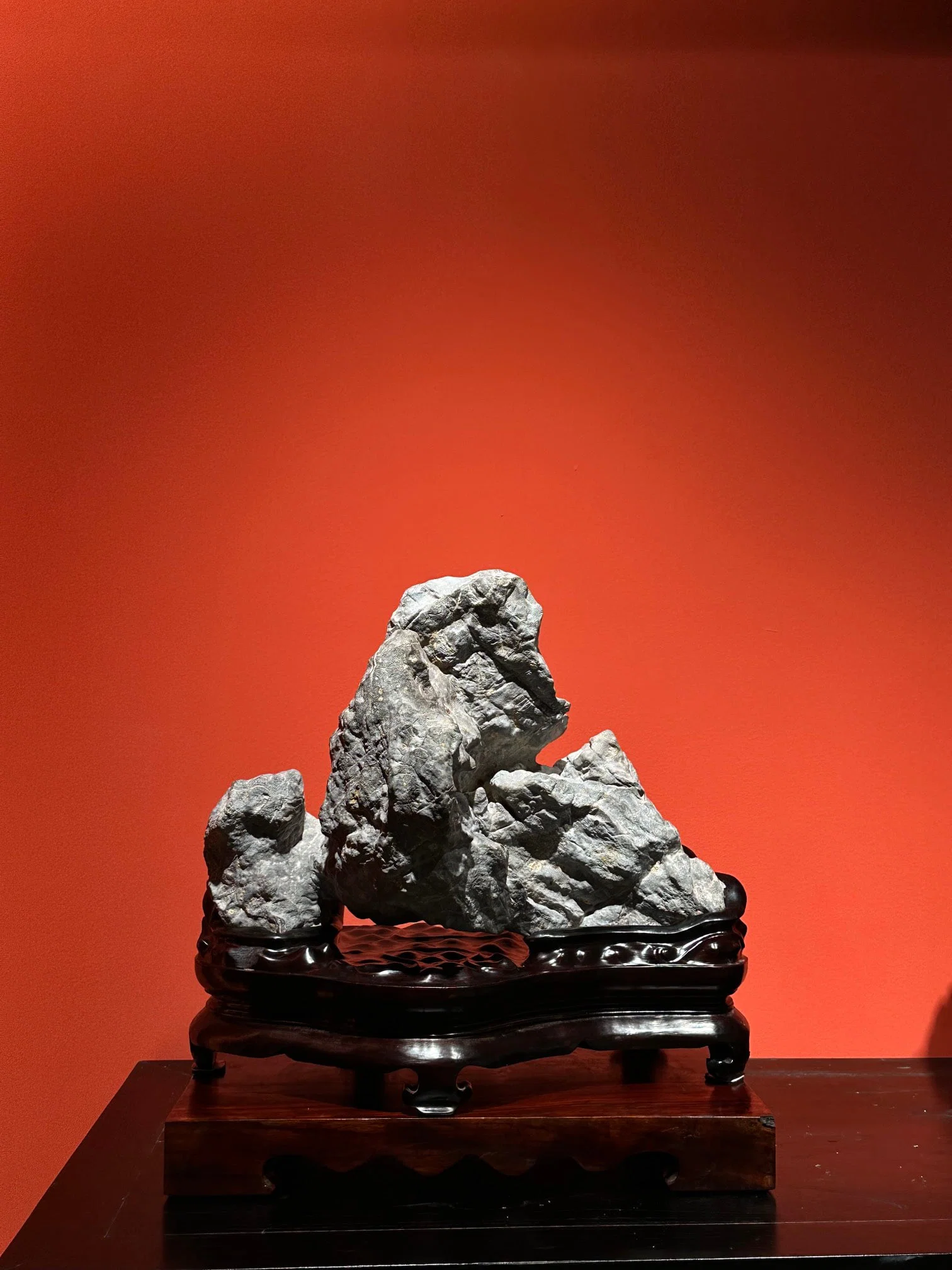 An Exquisite Lingbi Stone Rockery Ornament