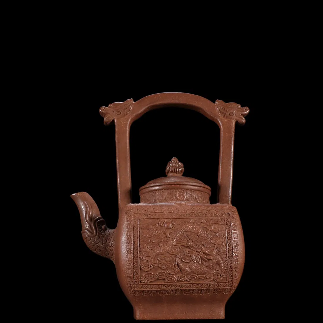 An Exquisite Purple Sands Dragon Pattern Ewer