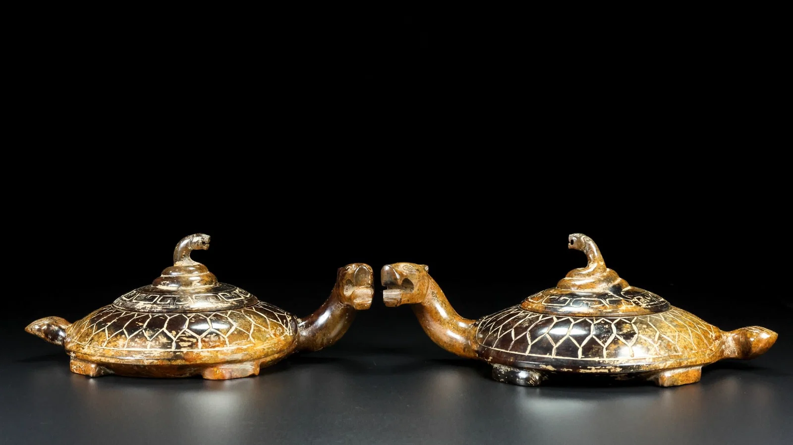 An Exquisite White Jade Auspicious Beast Censer