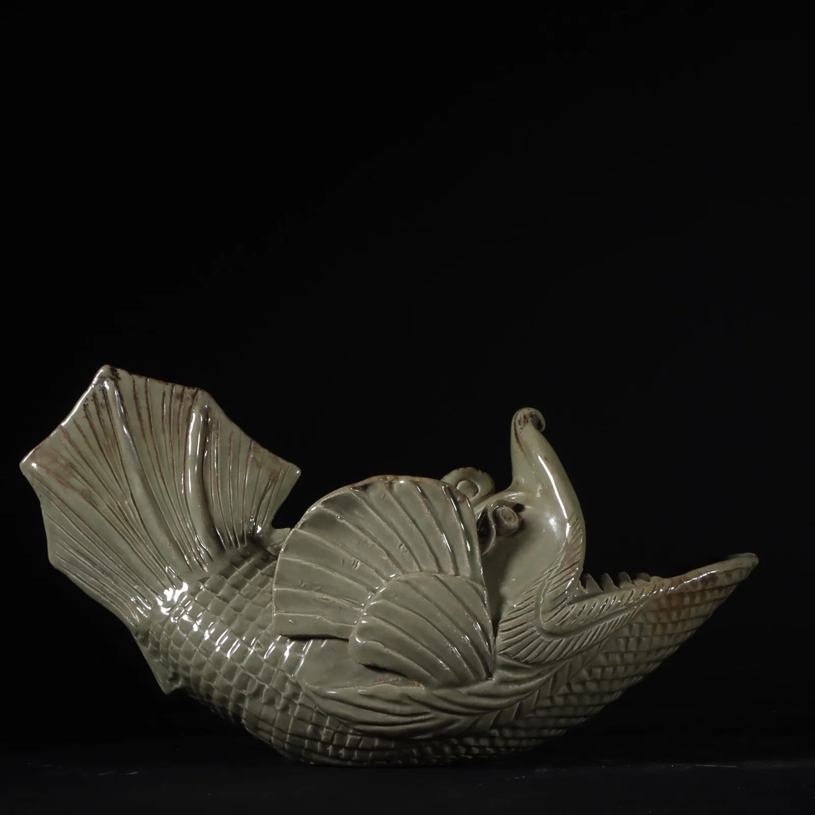 An Exquisite Yue yao Fish Ornament